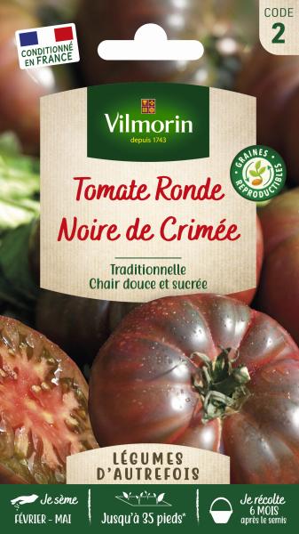 Potagères - Tomate Noire de Crimée - Légumes d'Autrefois - PACKAGING_RECTO